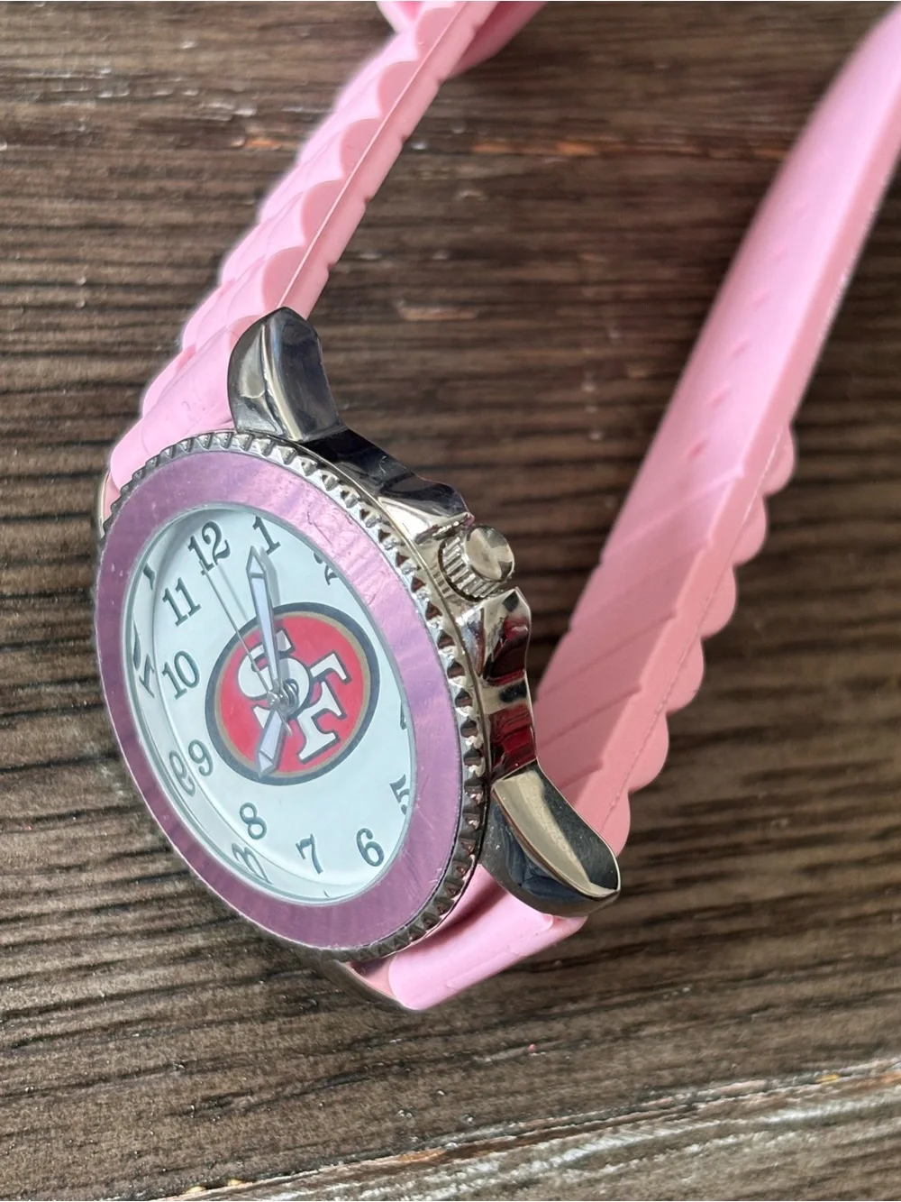 Game Time NFL Series- San Francisco 49ers Rookie Series Women’s Watch Pink Bezel